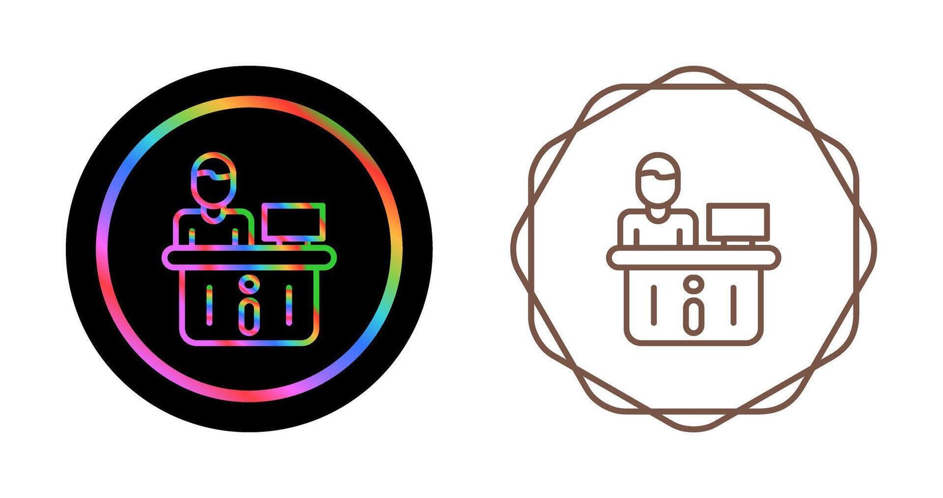 Reception Vector Icon