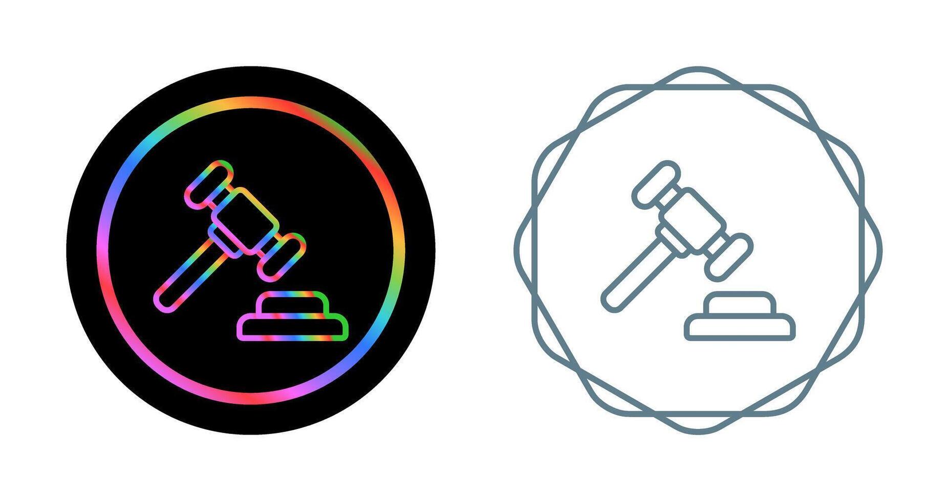 Gavel Vector Icon