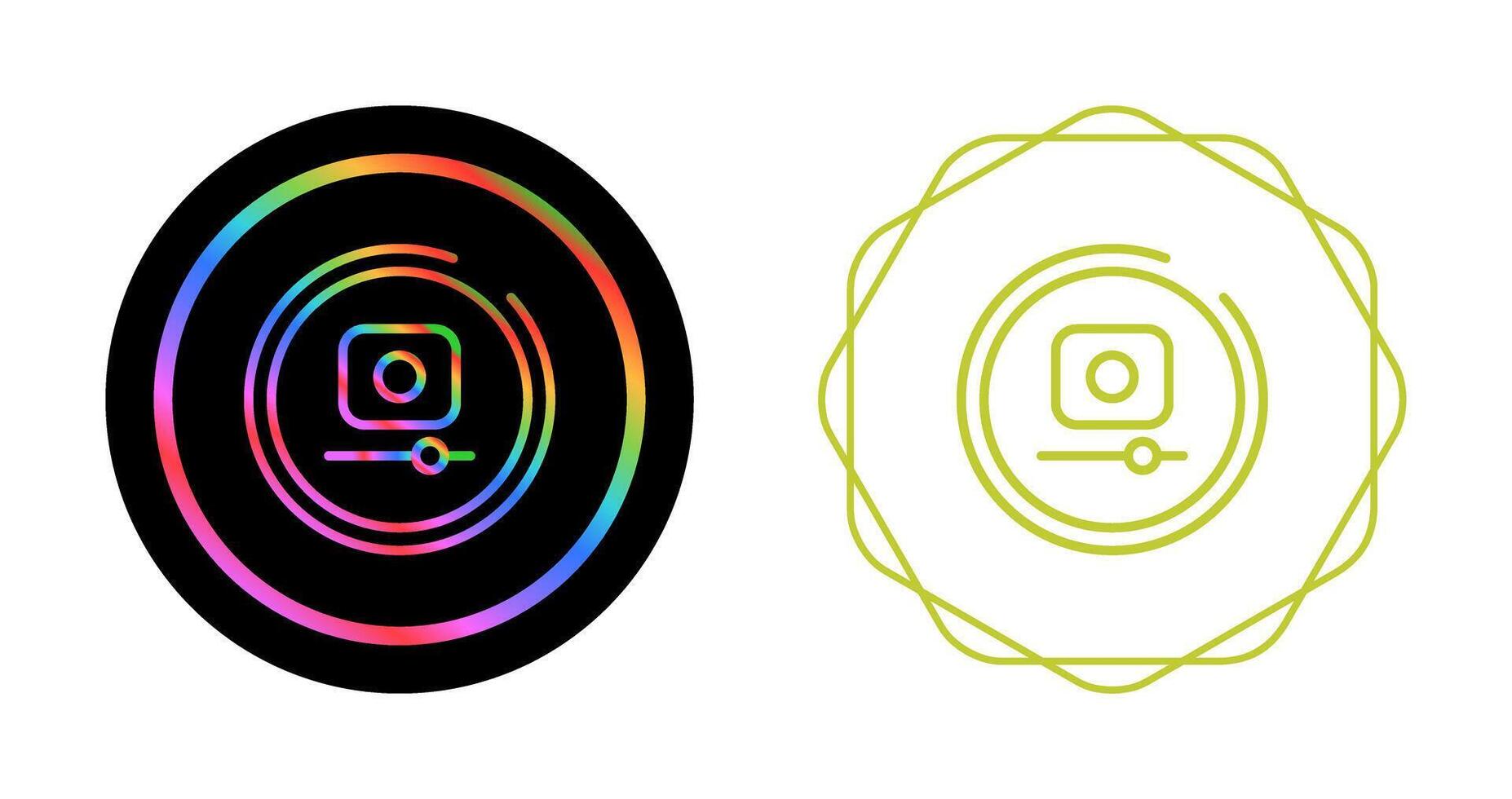 Video Record Button Vector Icon