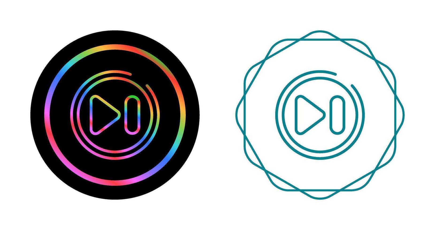 Next Track Button Vector Icon