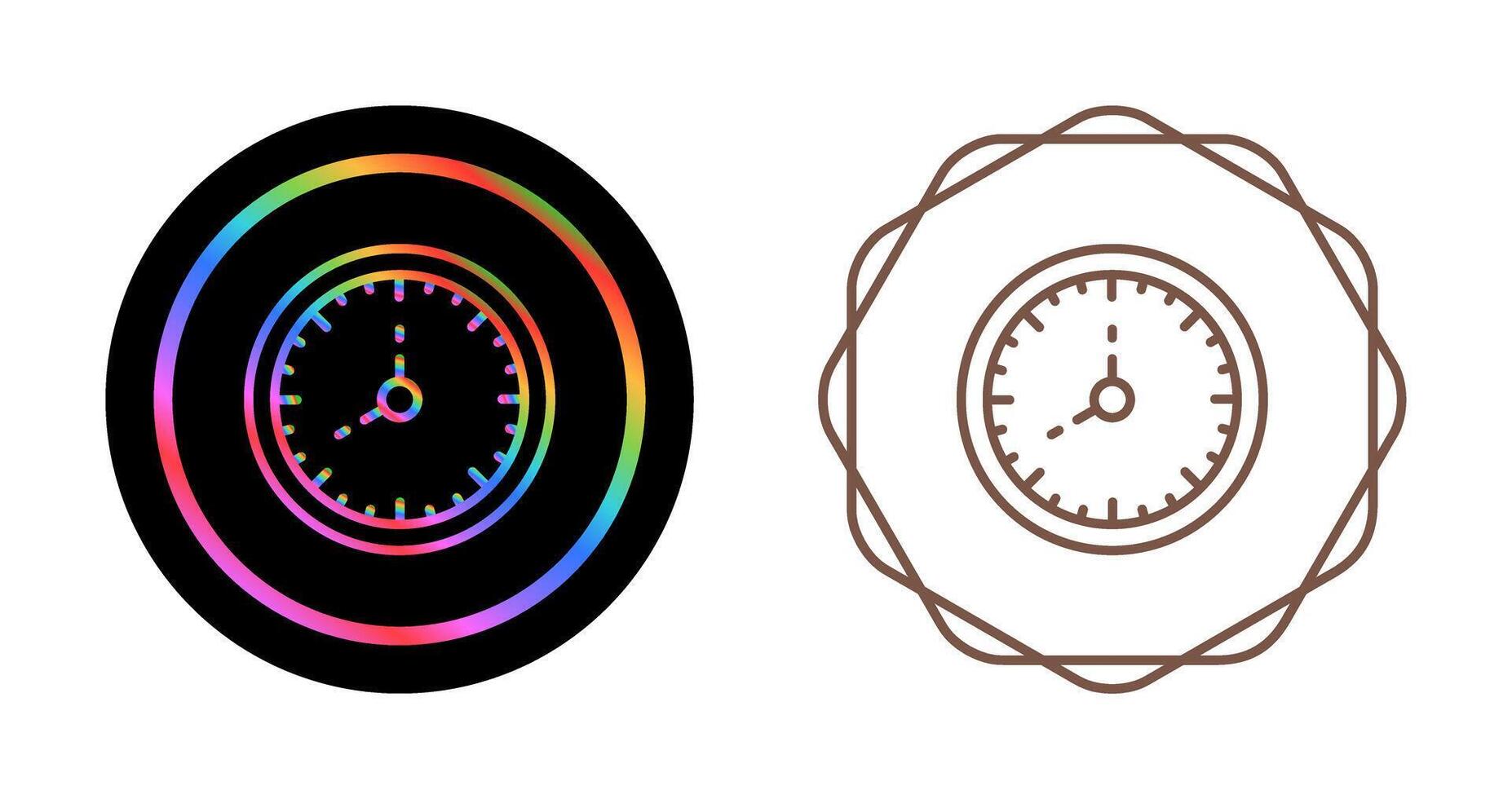 icono de vector de reloj