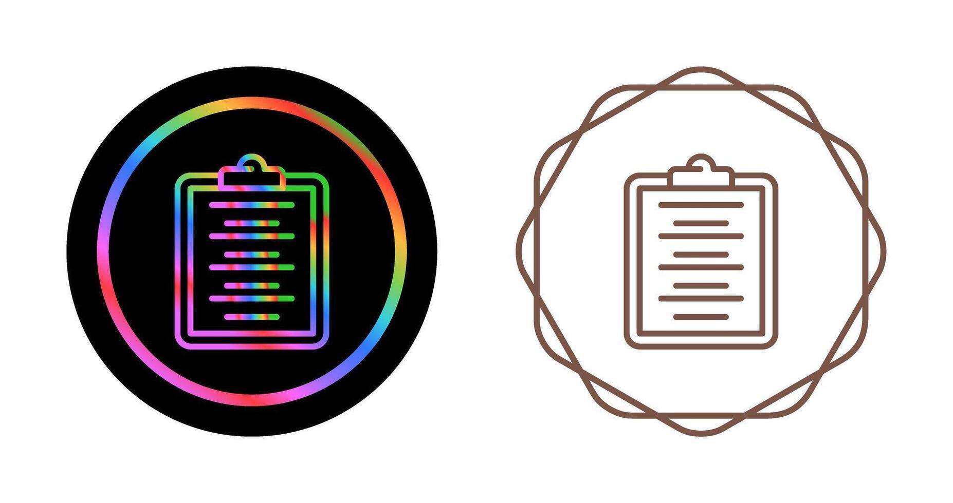 Writing Pad Vector Icon