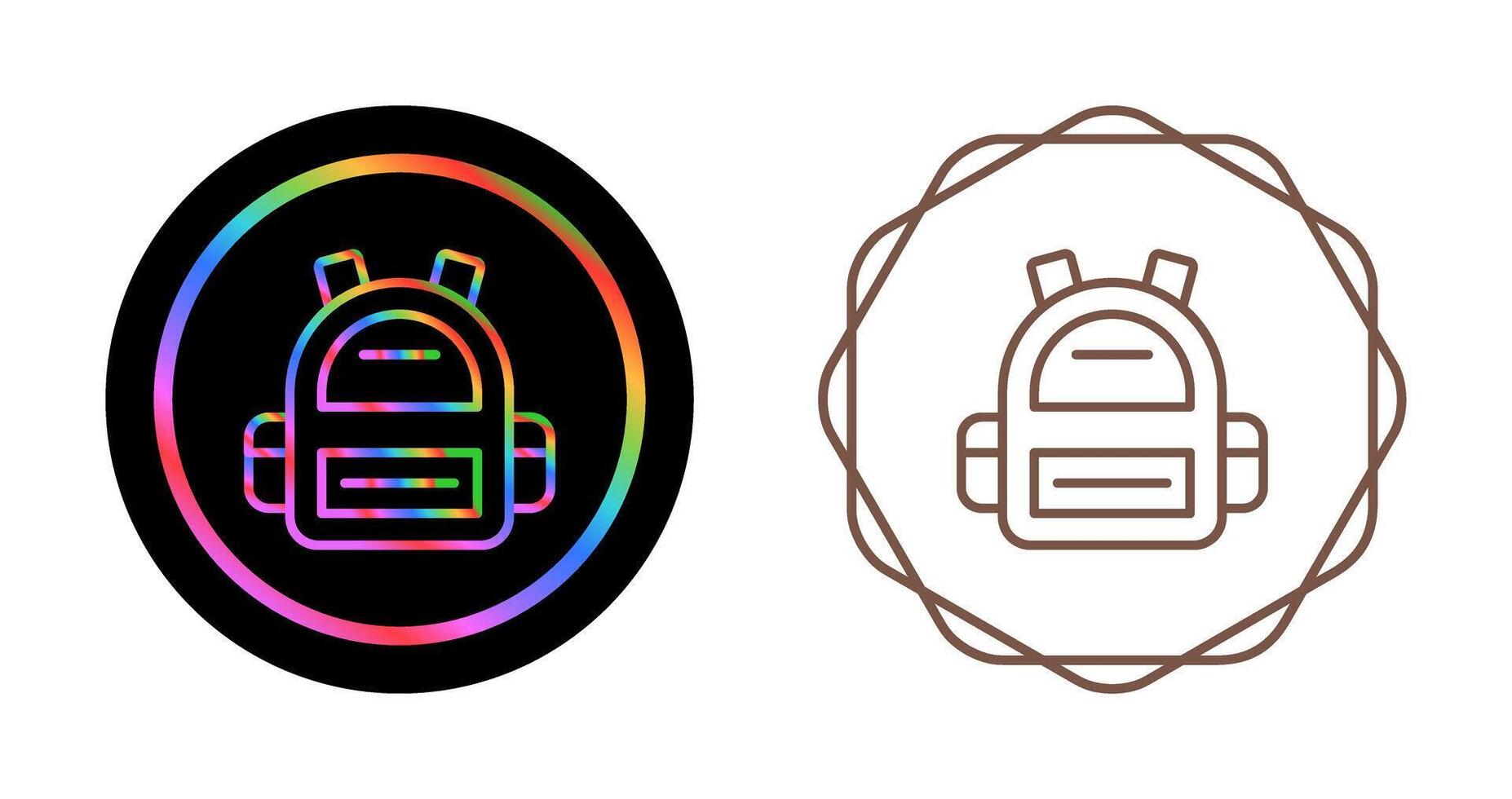 Backpack Vector Icon