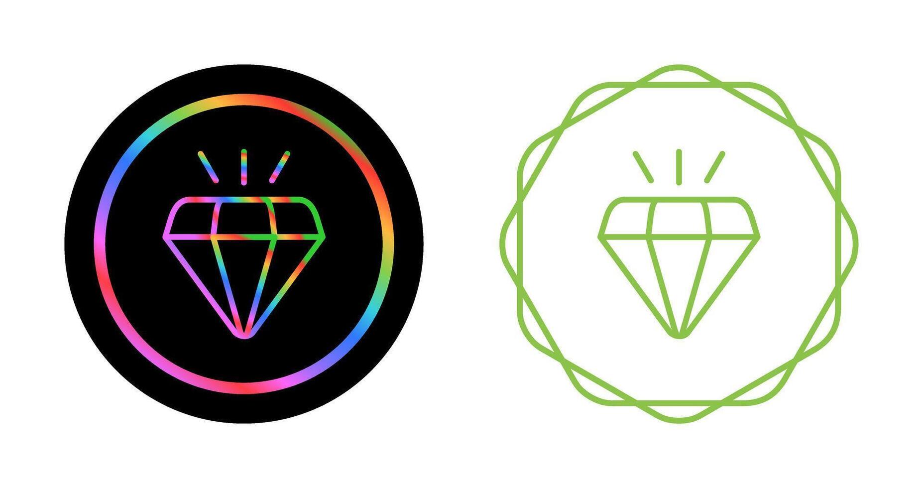 icono de vector de diamante