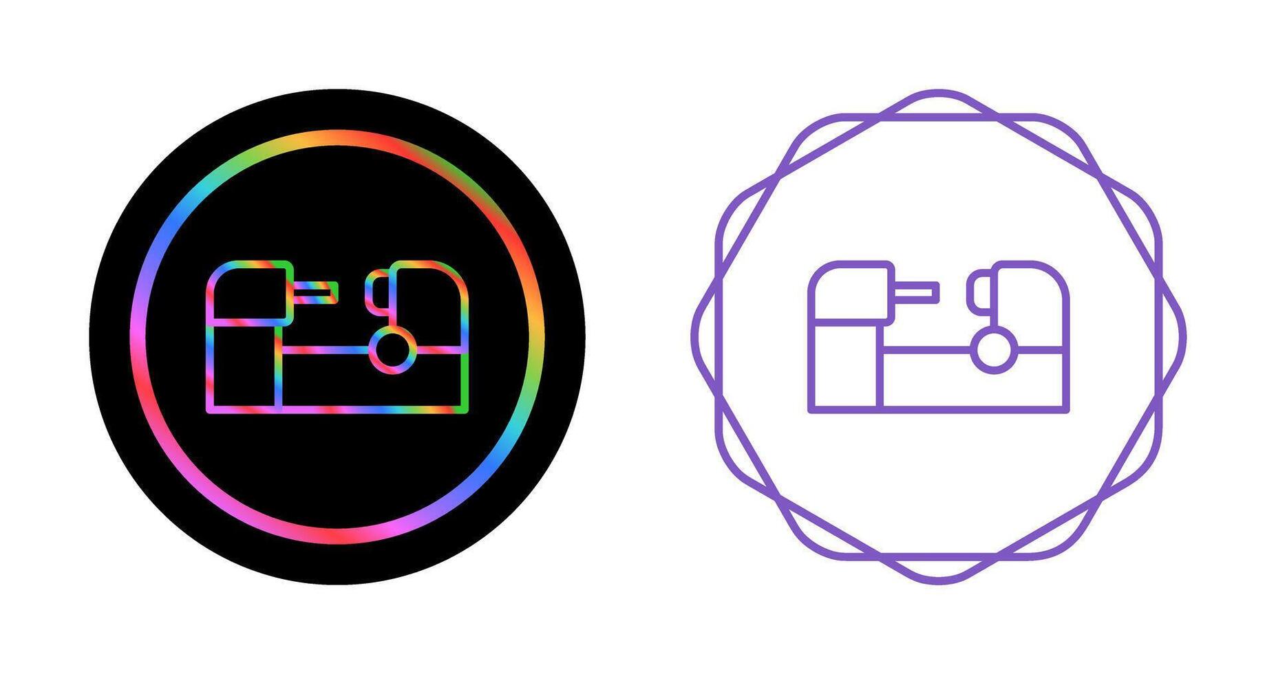 Lathe Vector Icon