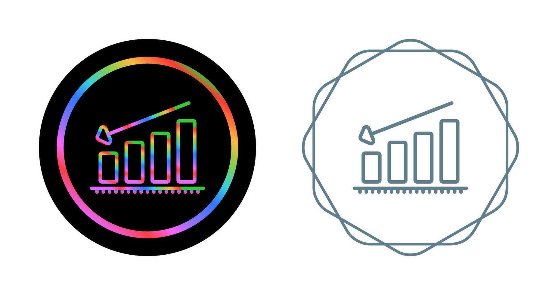 Chart Decreasing Vector Icon