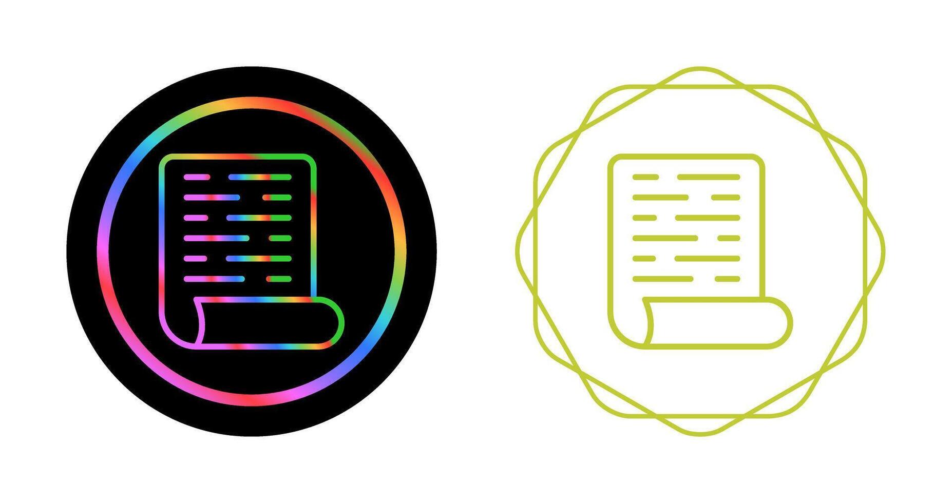 Page with Curl Vector Icon