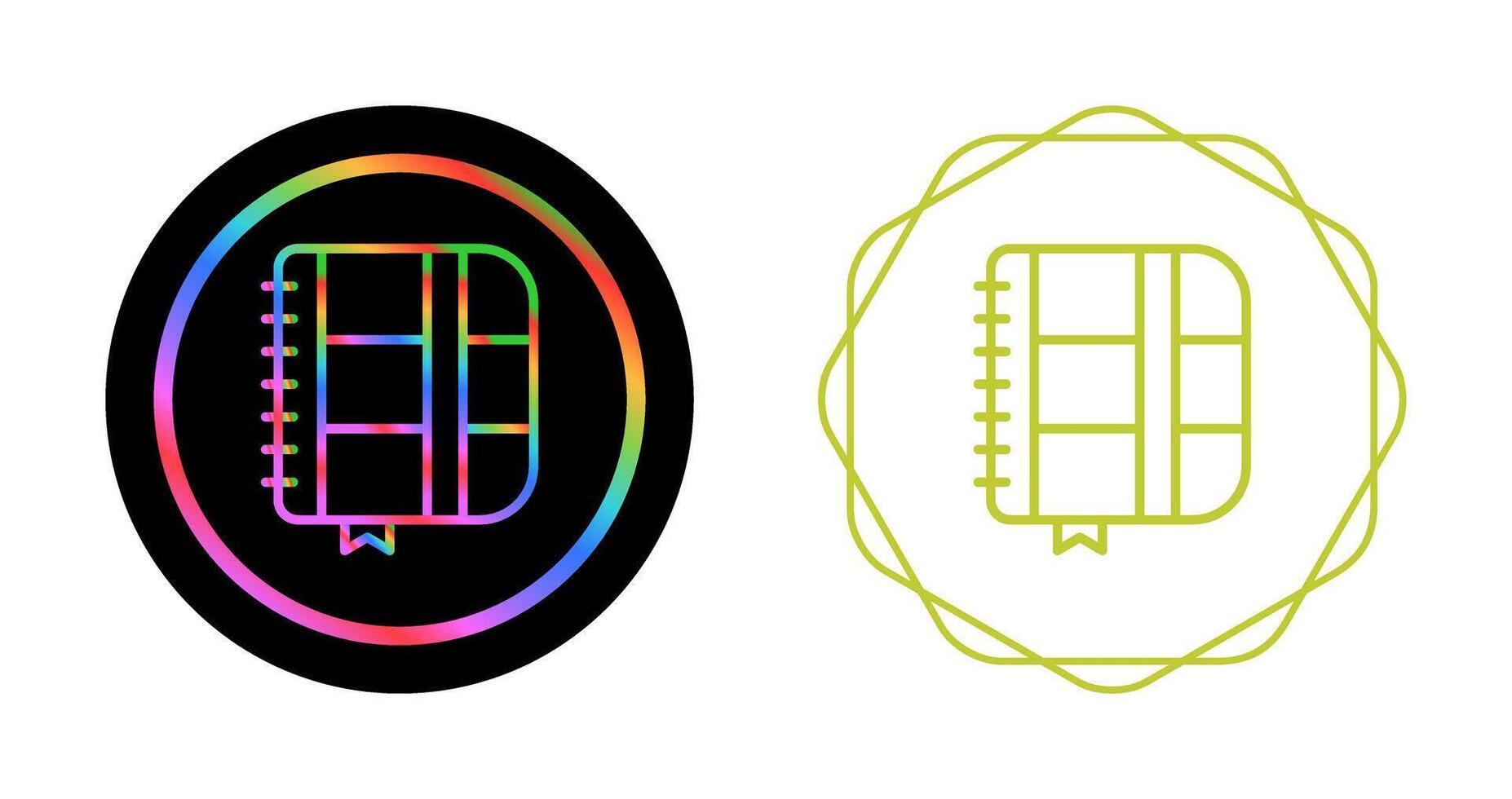 Notebook Vector Icon