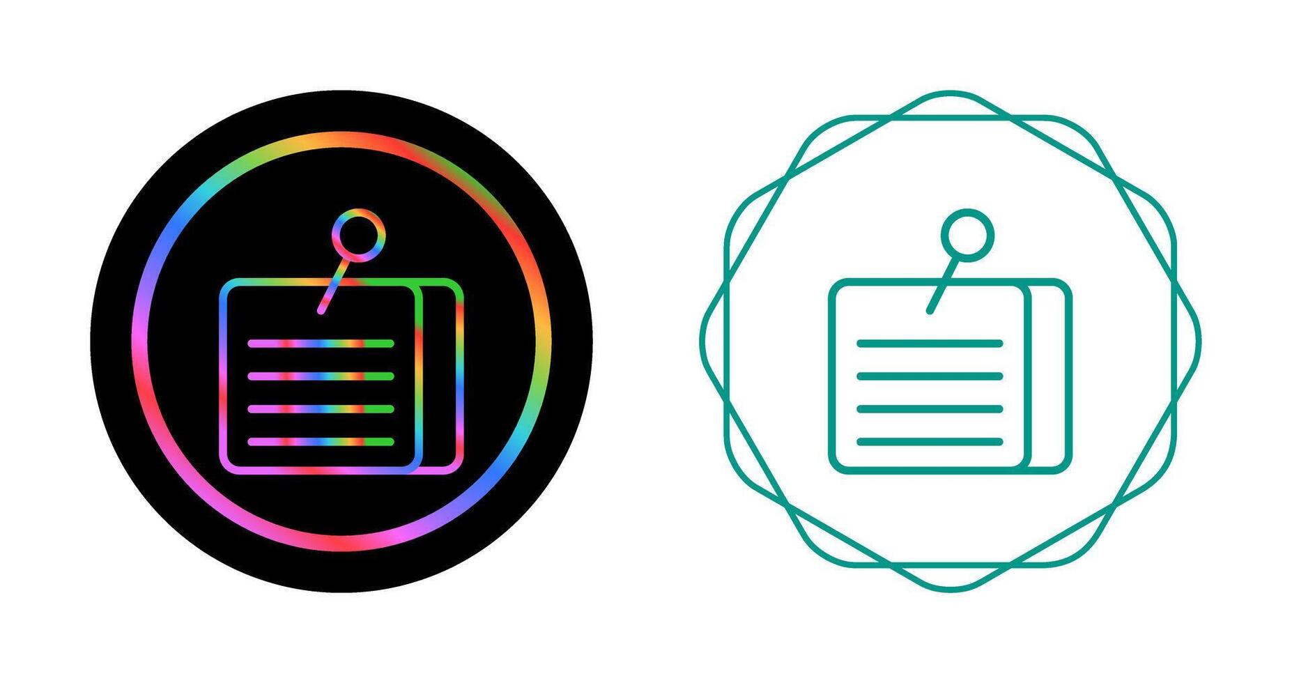 Memo Vector Icon