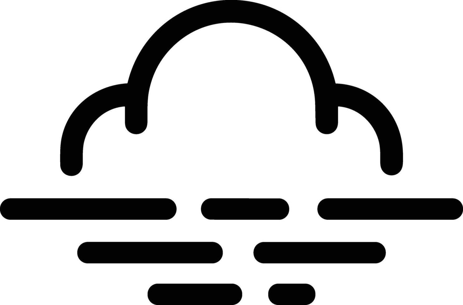 nube icono símbolo vector imagen