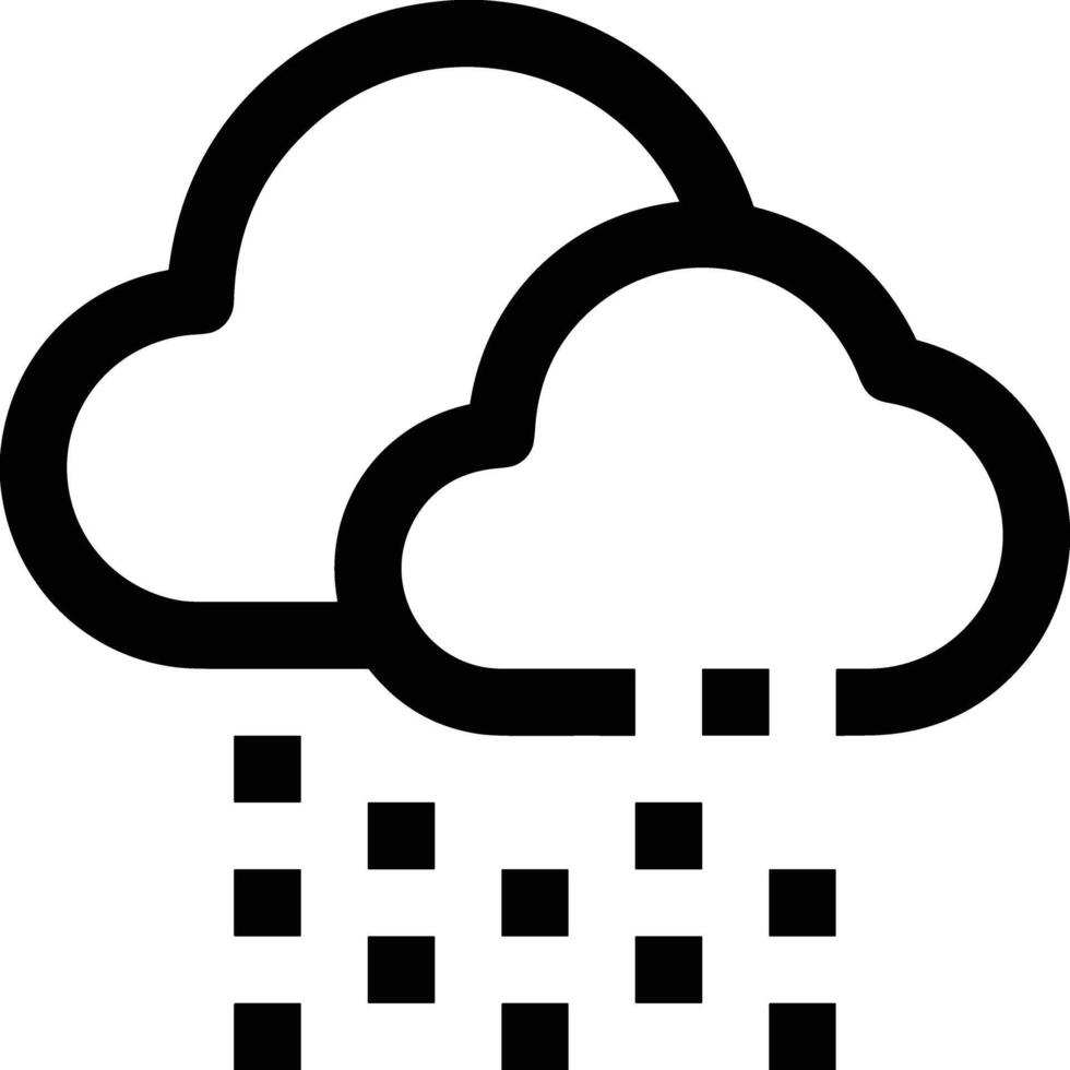 nube icono símbolo vector imagen