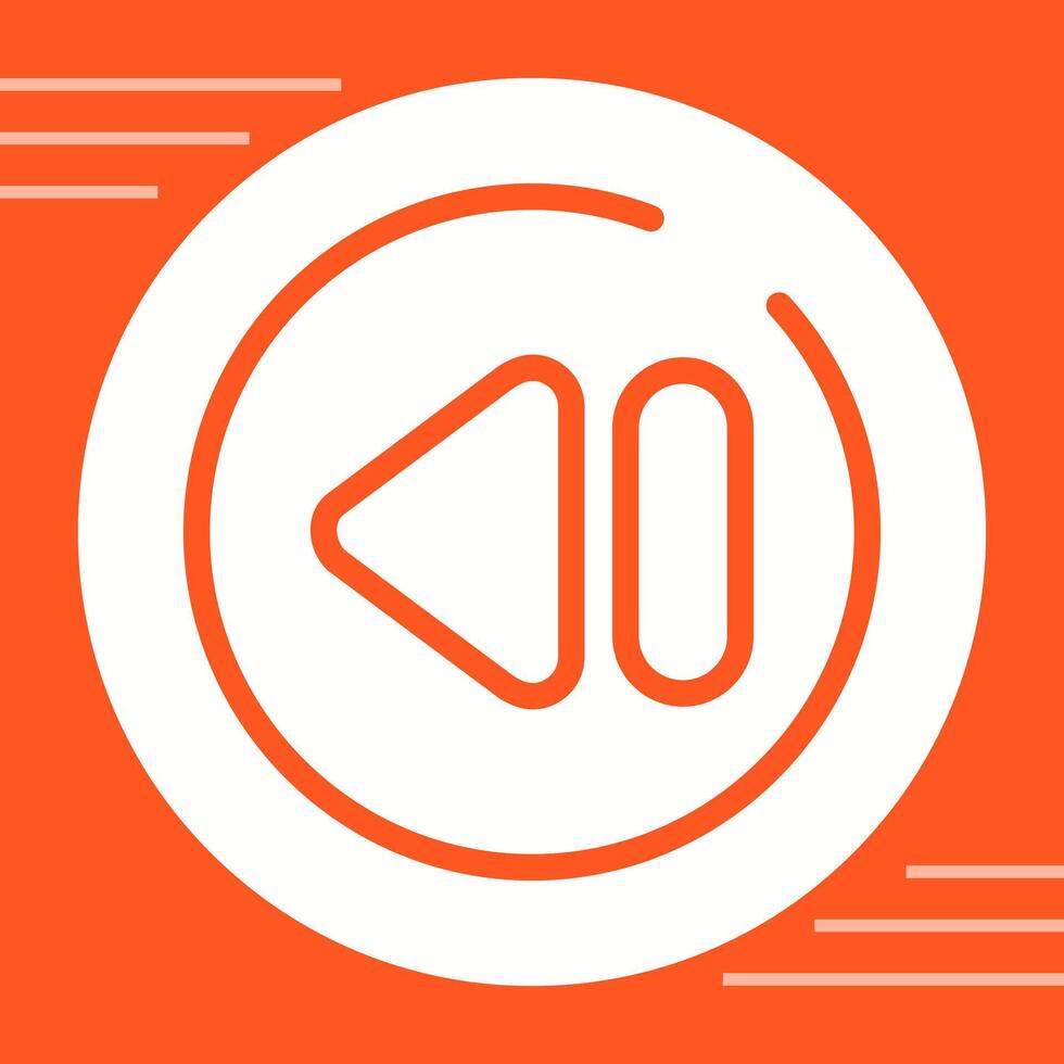 Previous Track Circle Vector Icon