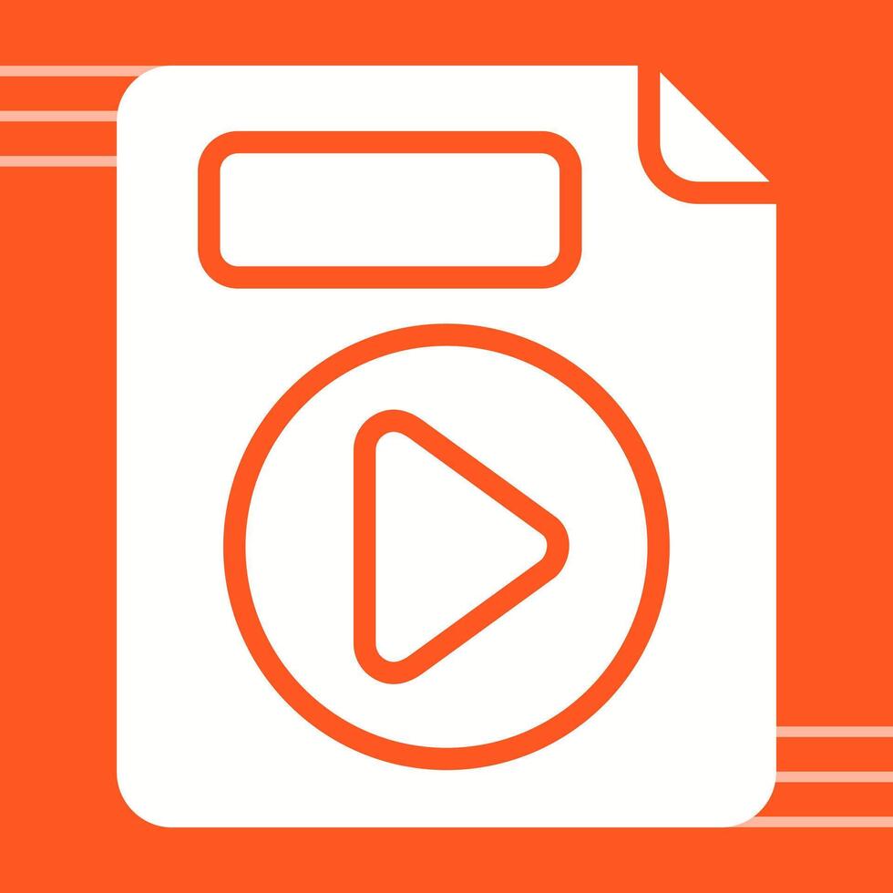 Video File Vector Icon