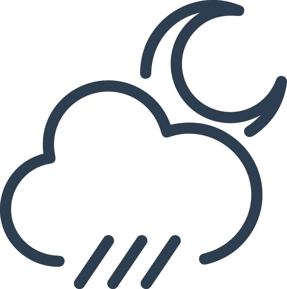 nube icono símbolo vector imagen