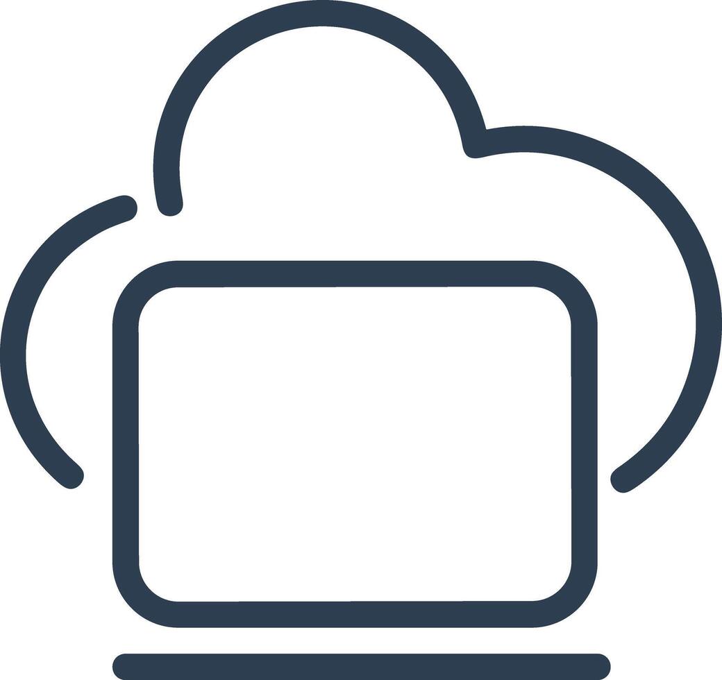 Cloud icon symbol vector image