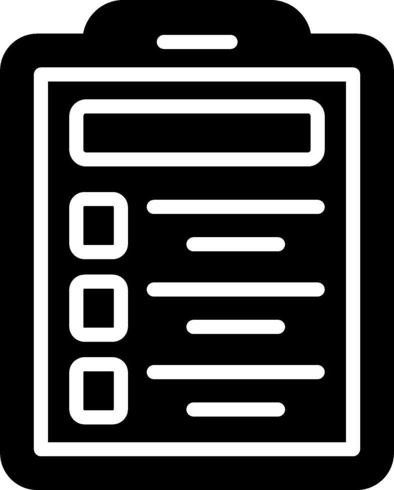 Clipboard Vector Icon