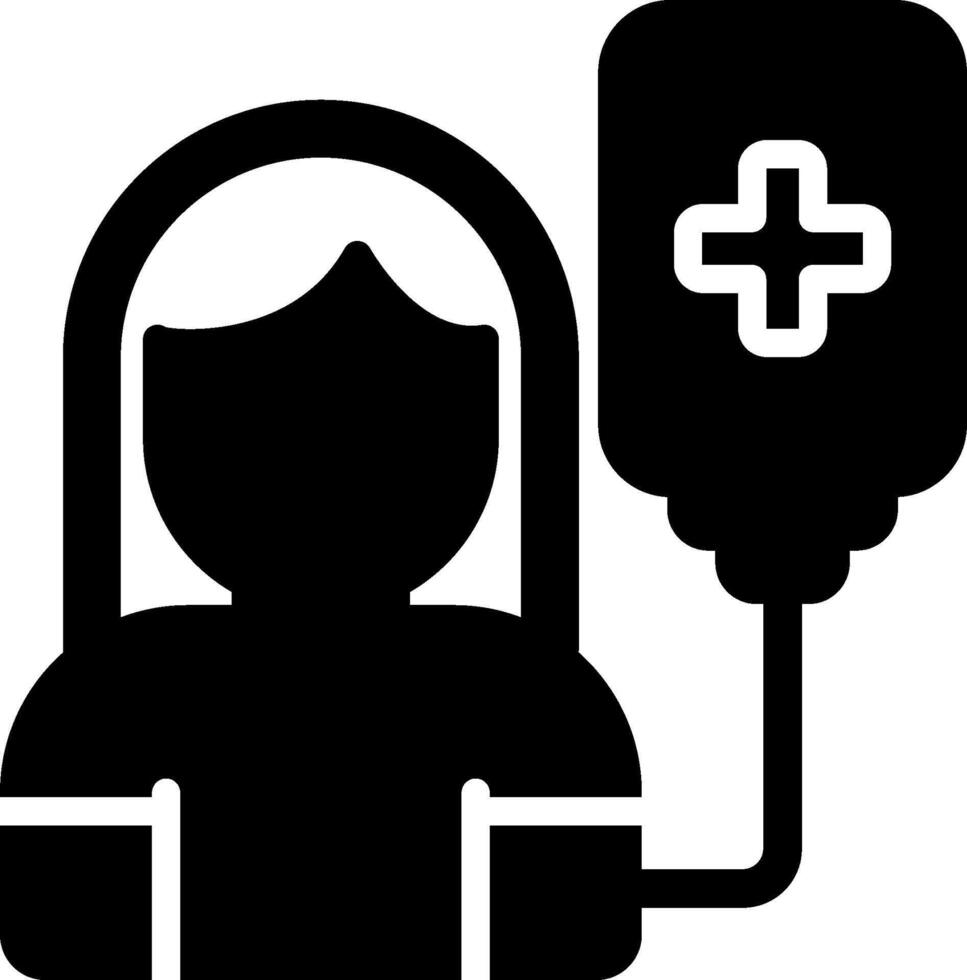 icono de vector de donación de sangre