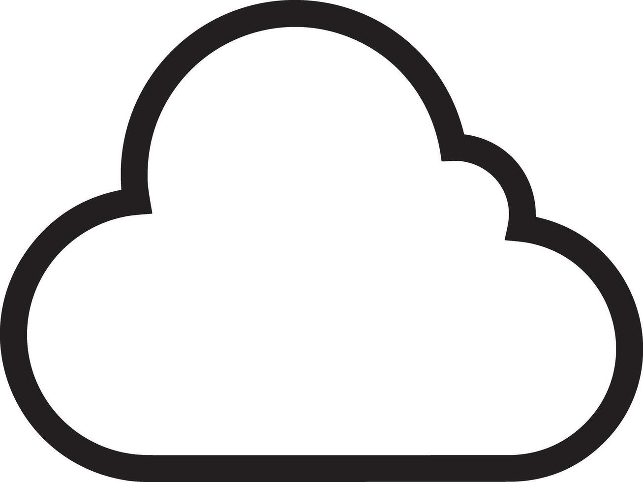 Cloud icon symbol vector image