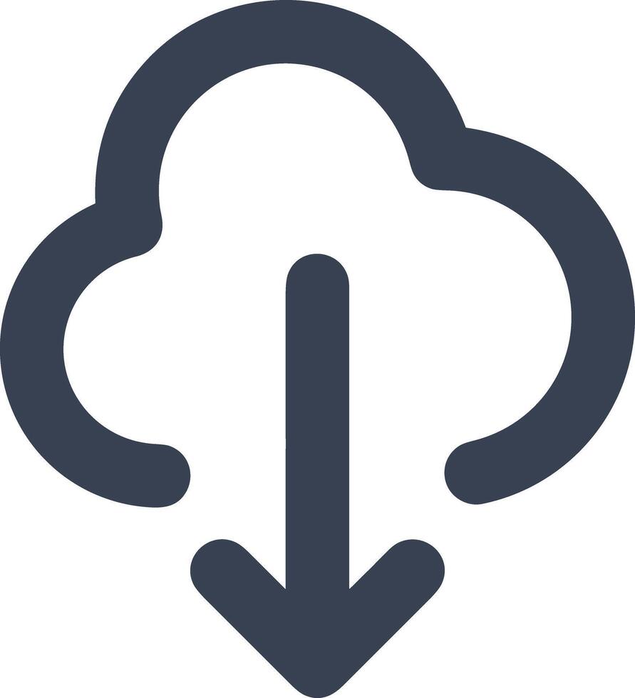 Cloud icon symbol vector image. Illustration of the hosting storage design image