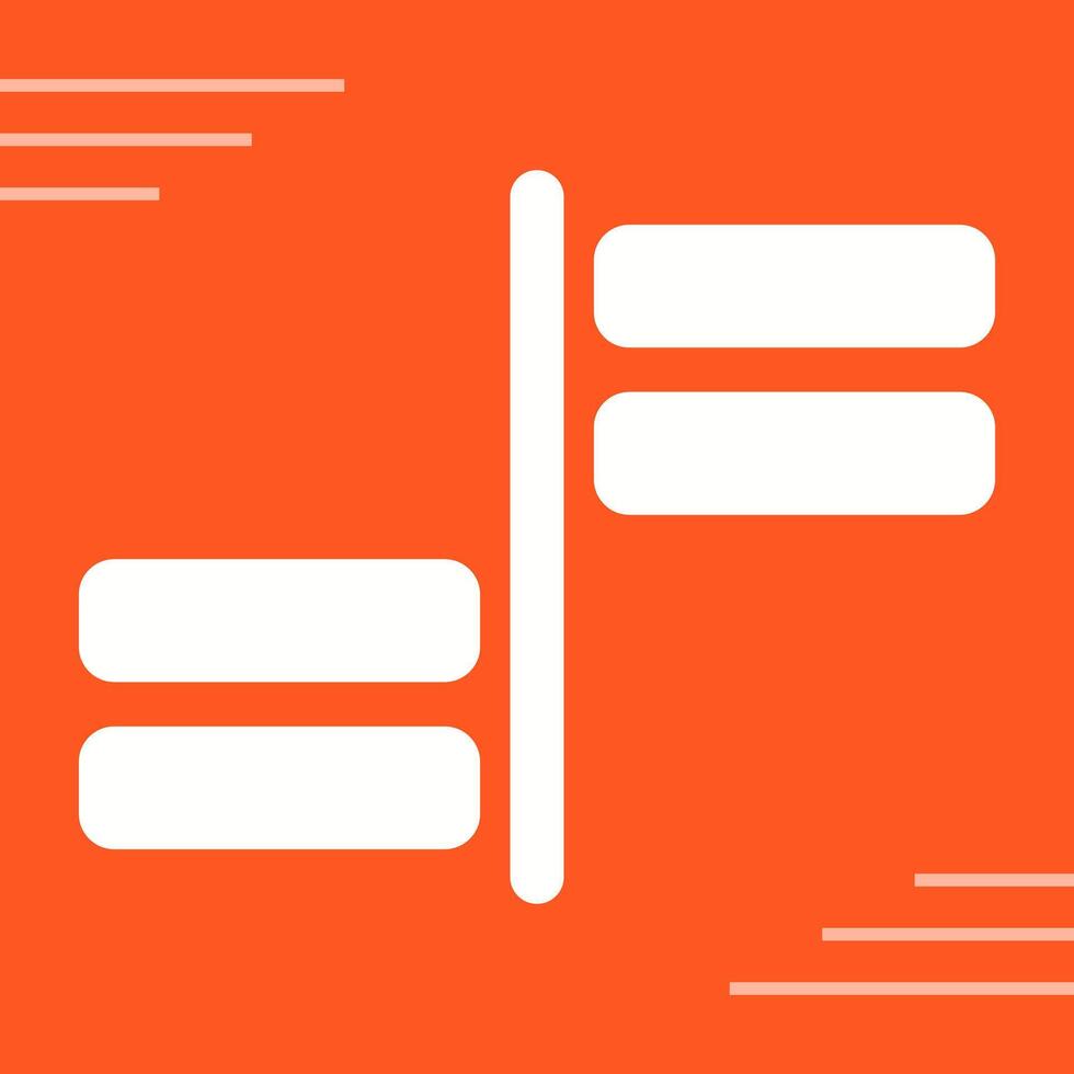 Horizontal Alignment Vector Icon