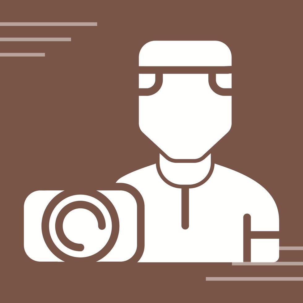 Camera man Vector Icon