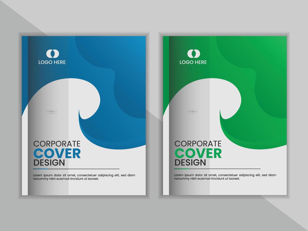 Modern Vector abstract book cover design template.