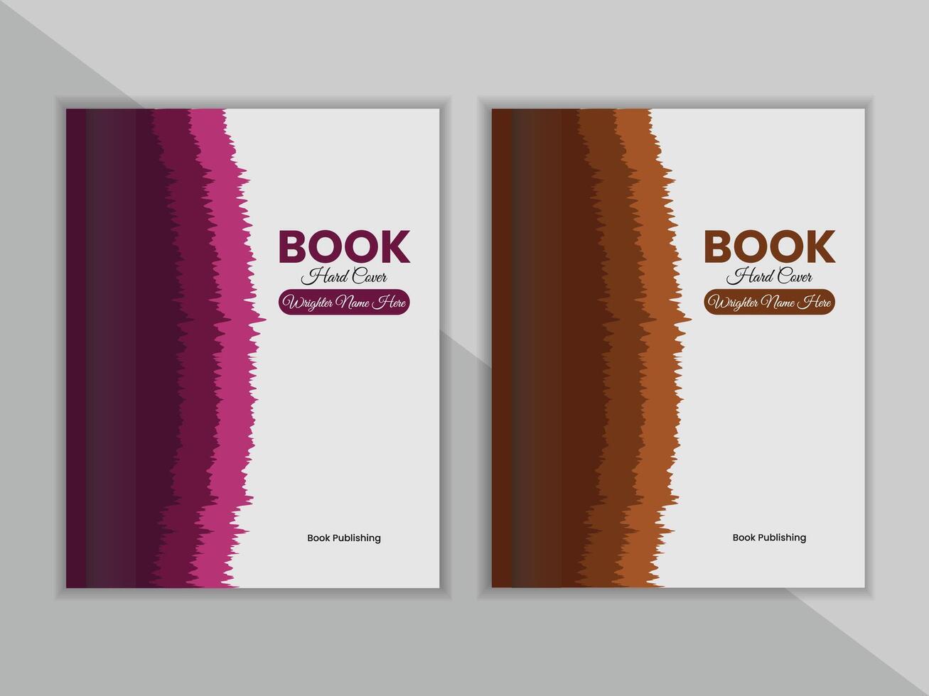 Annual report cover design template. vector