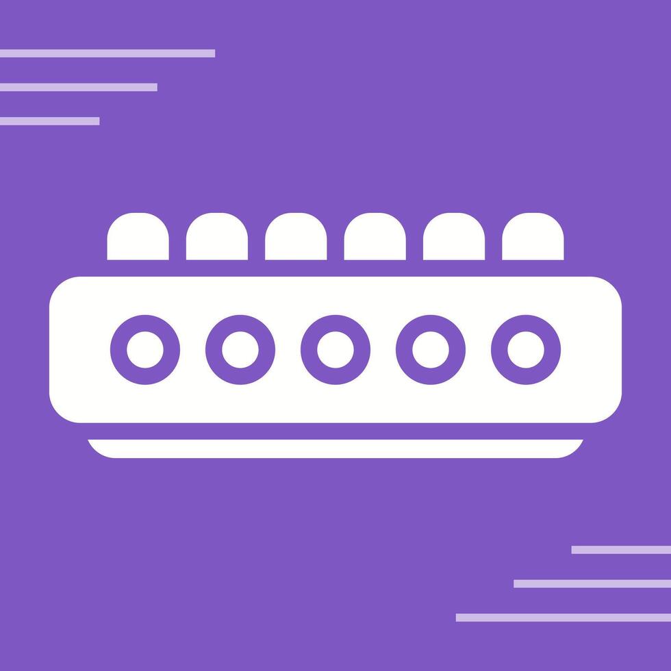 Cable Termination Block Vector Icon