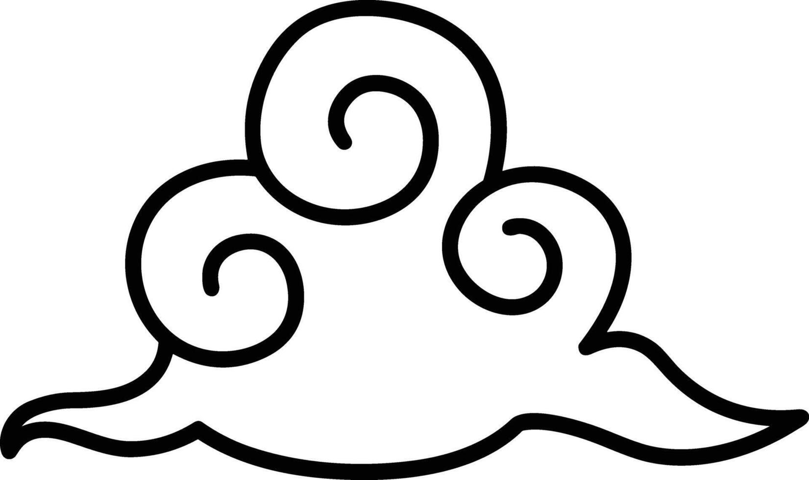 Cloud icon symbol vector image. Illustration of the hosting storage design image