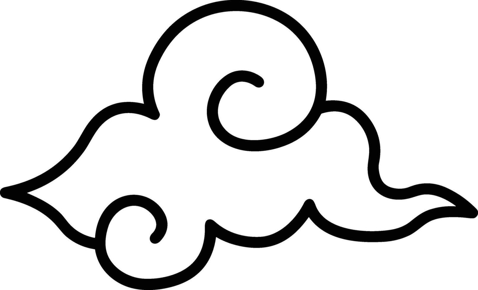 Cloud icon symbol vector image. Illustration of the hosting storage design image