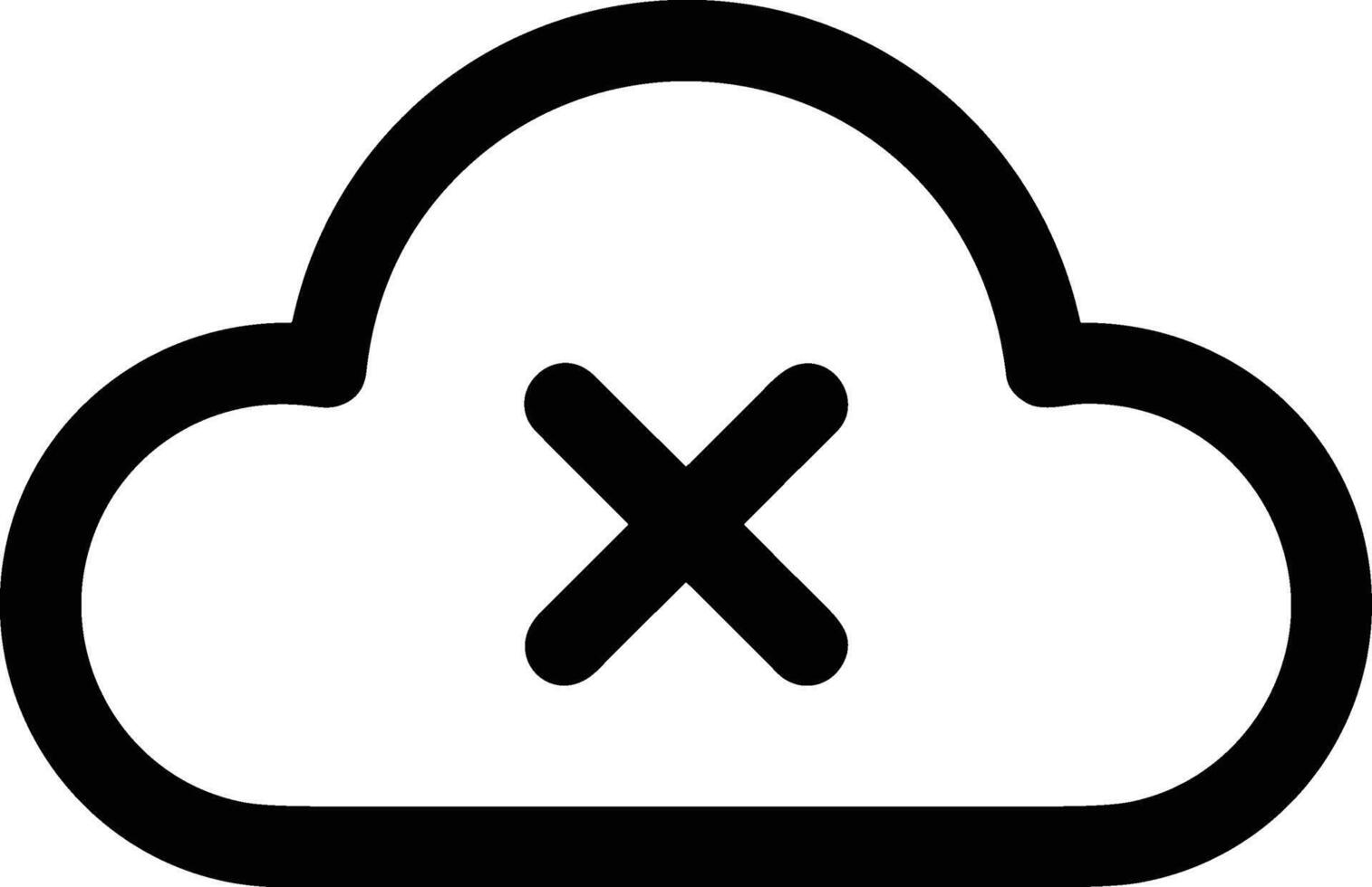 Cloud icon symbol vector image. Illustration of the hosting storage design image