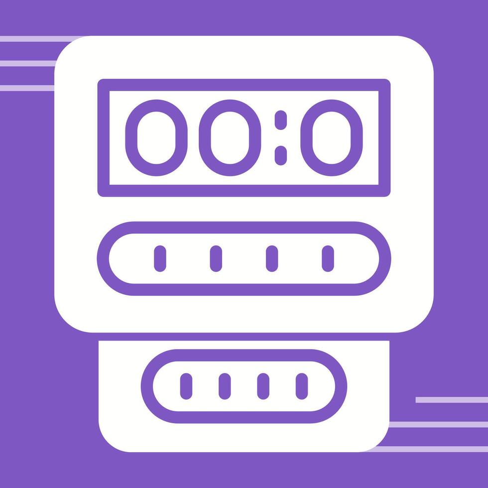 Electric Meter Vector Icon