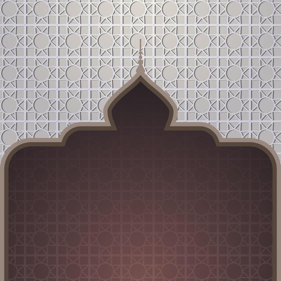 Ramadan background with beautiful islamic pattern vector
