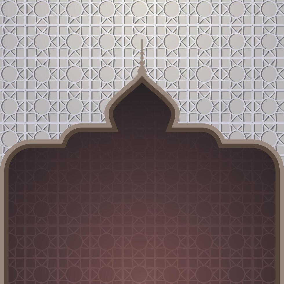 Ramadan background with beautiful islamic pattern vector