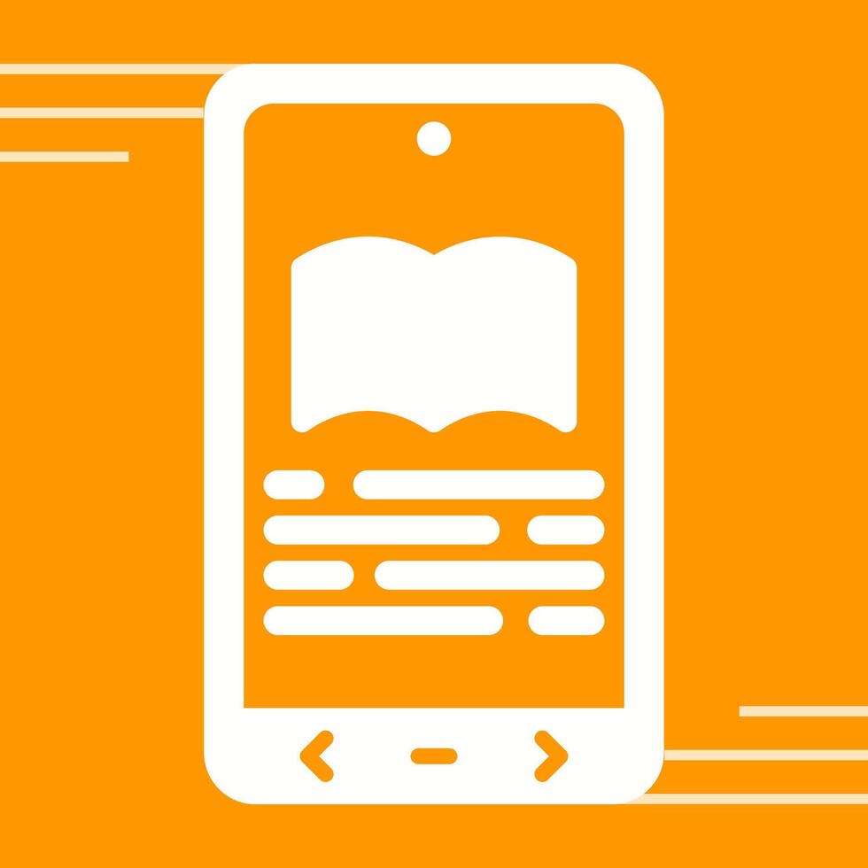 E book Reader Vector Icon