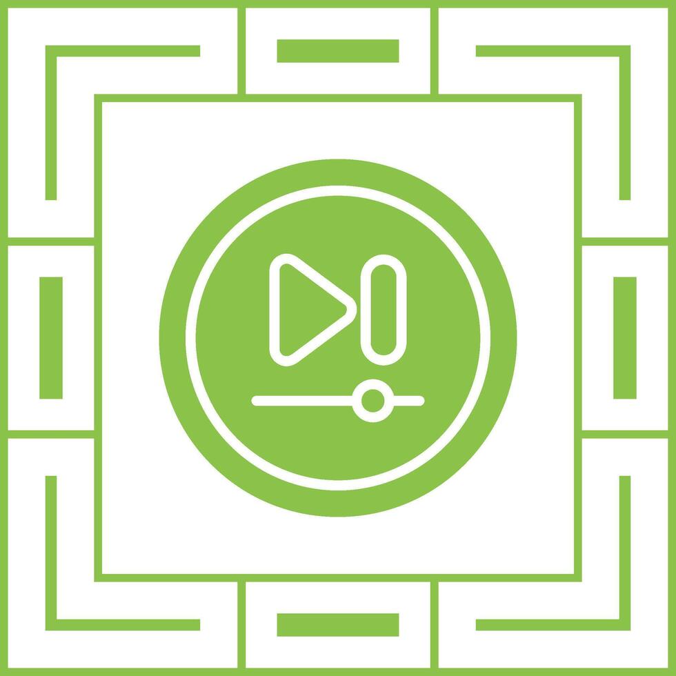 Video Next Track Button Vector Icon