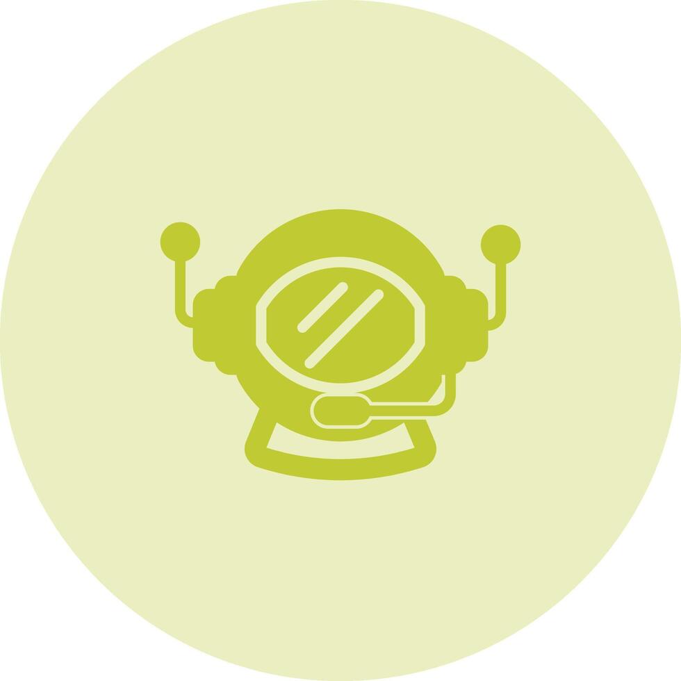 Astronaut Helmet Vector Icon