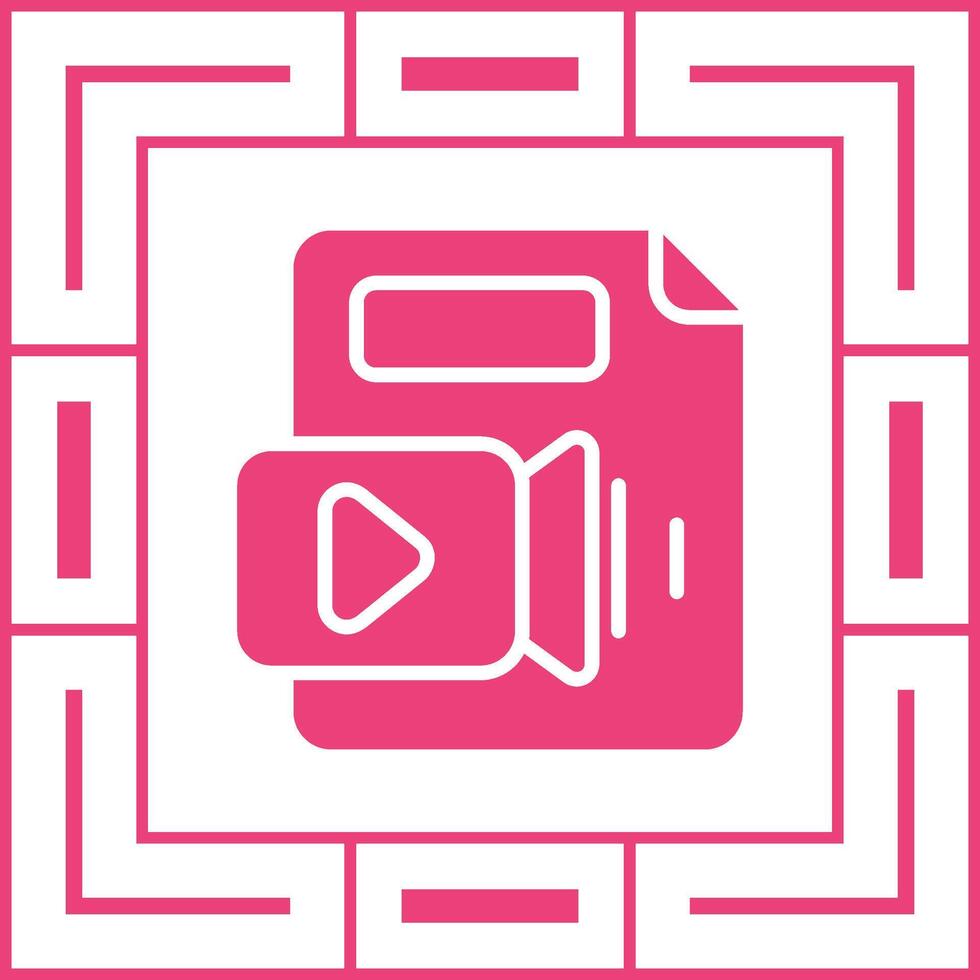 Video File Vector Icon