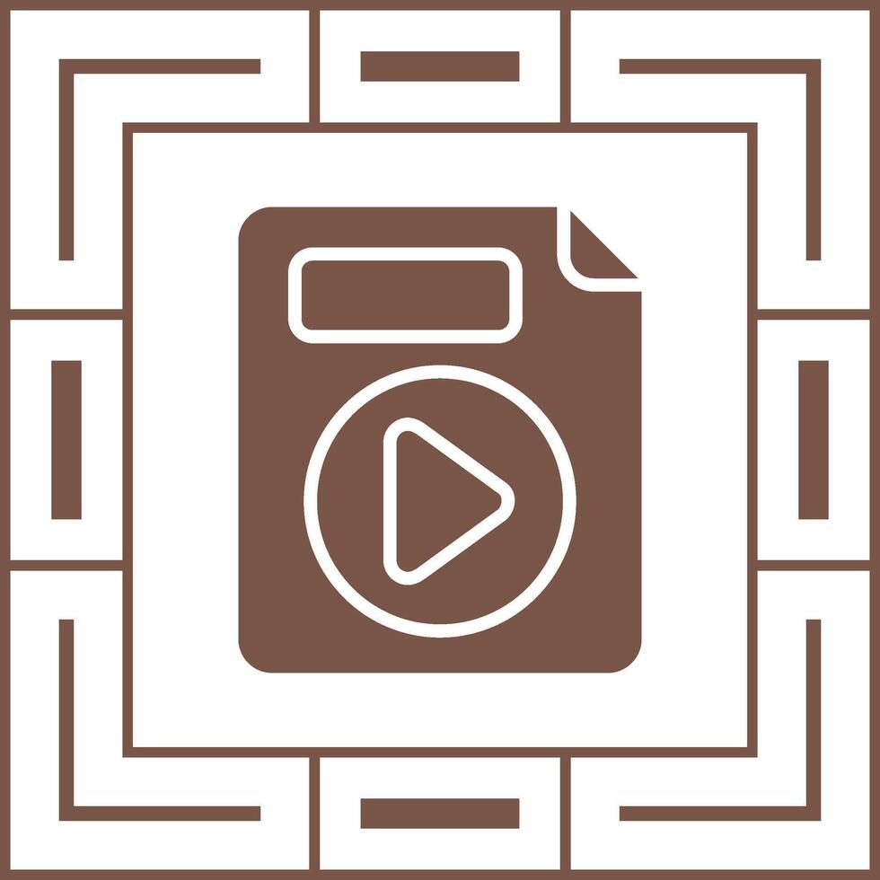 Video File Vector Icon