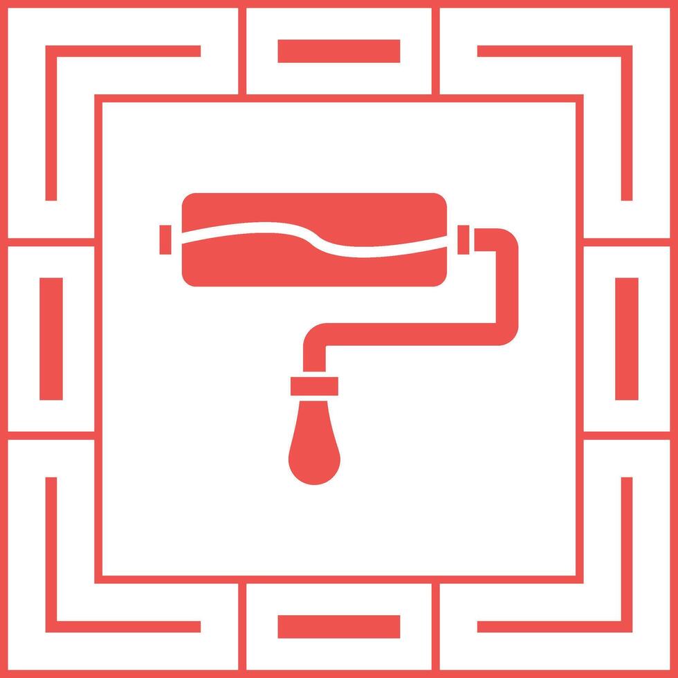 Paint Roller Vector Icon