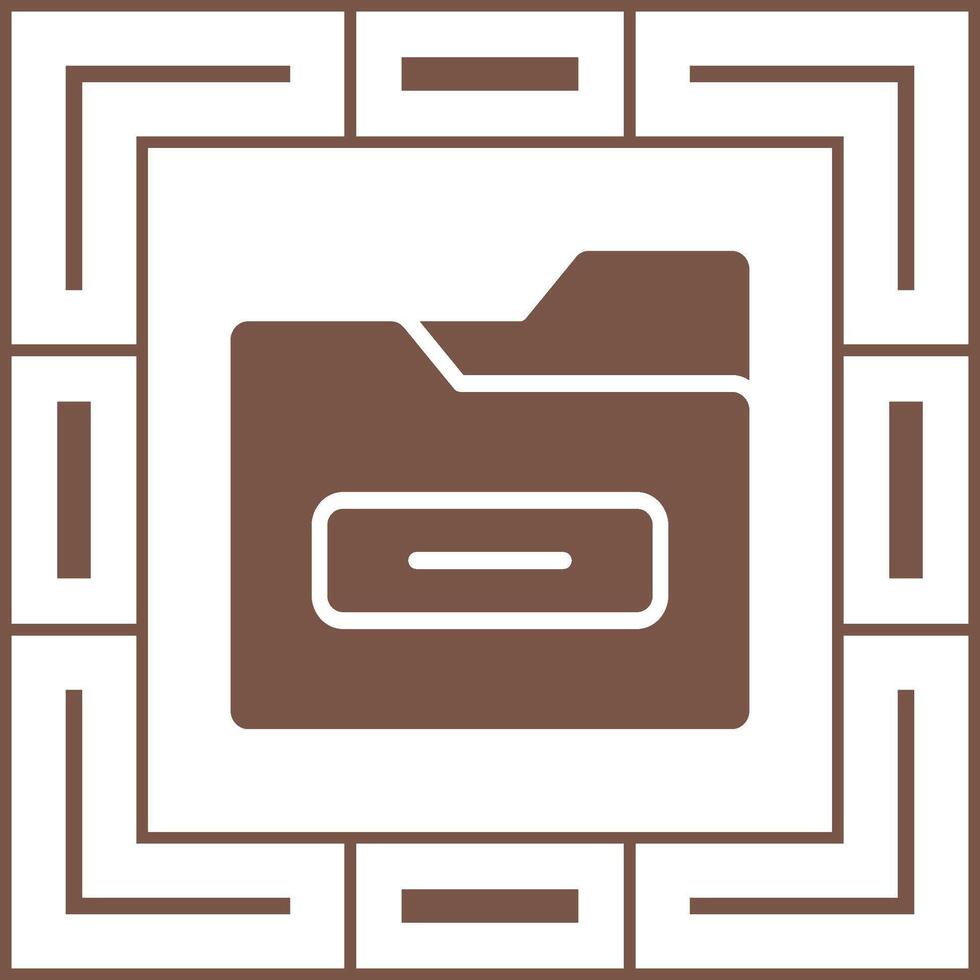 icono de vector de carpeta de archivo