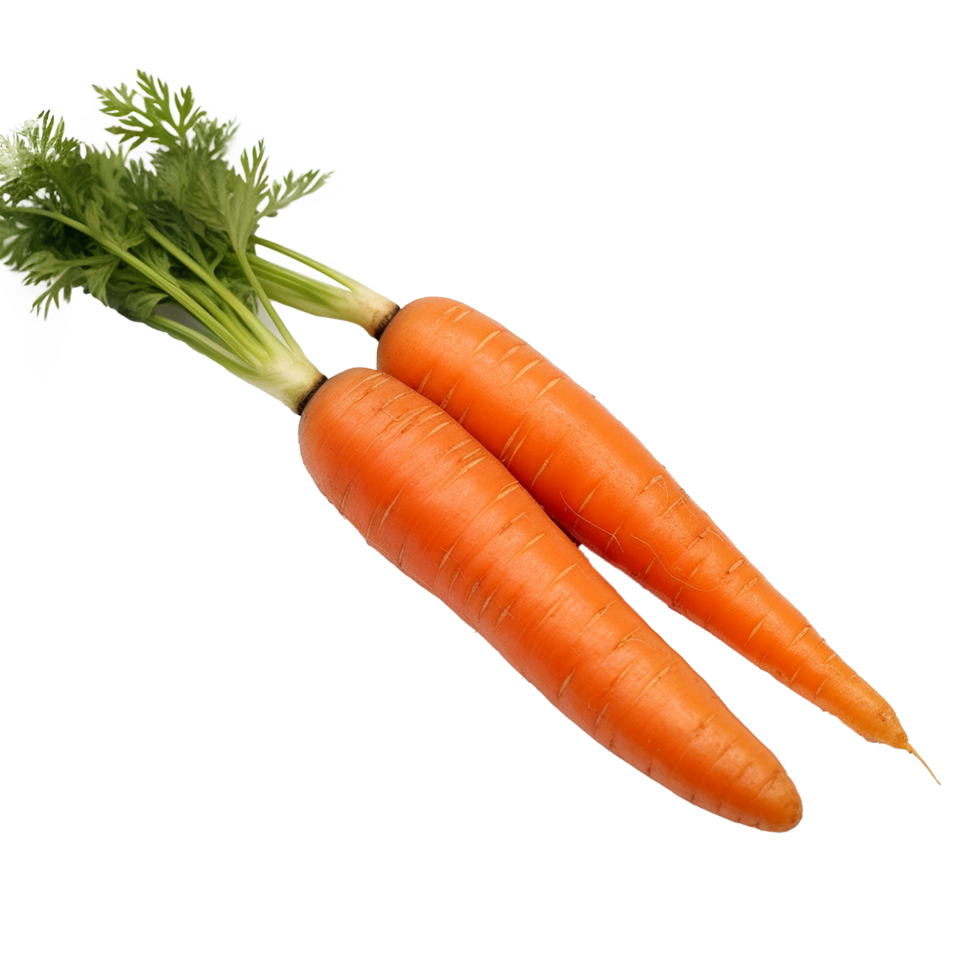 AI generated Carrot png isolated on transparent background
