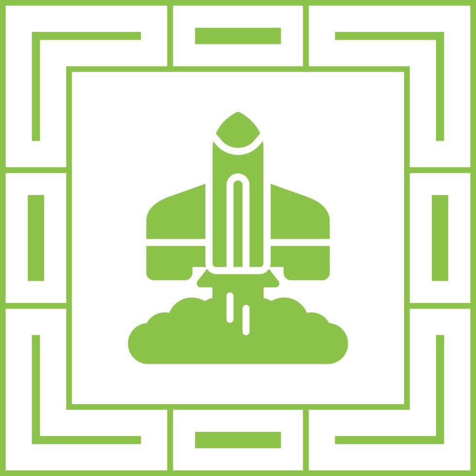 Rocket Launch Vector Icon