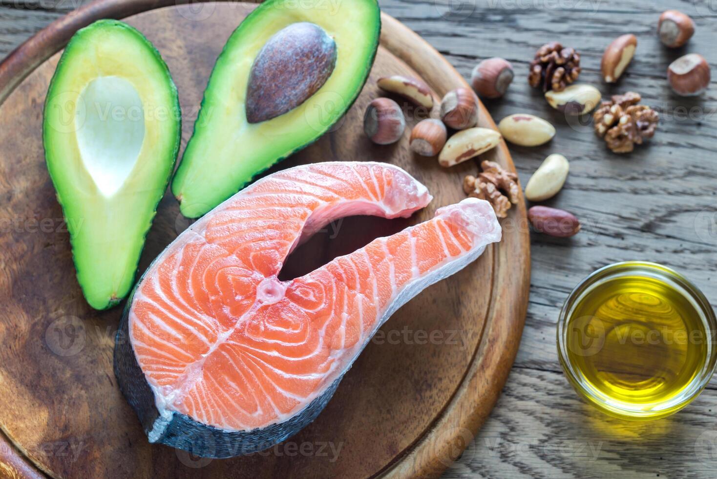 Food with Omega-3 fats photo