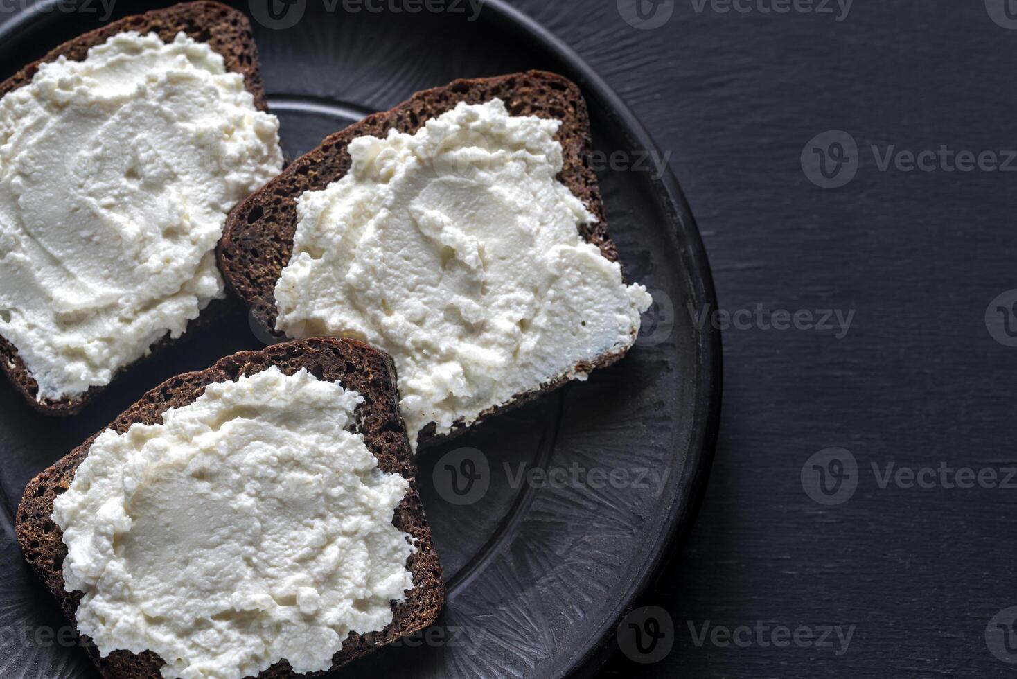Sandwiches with cream cheese photo