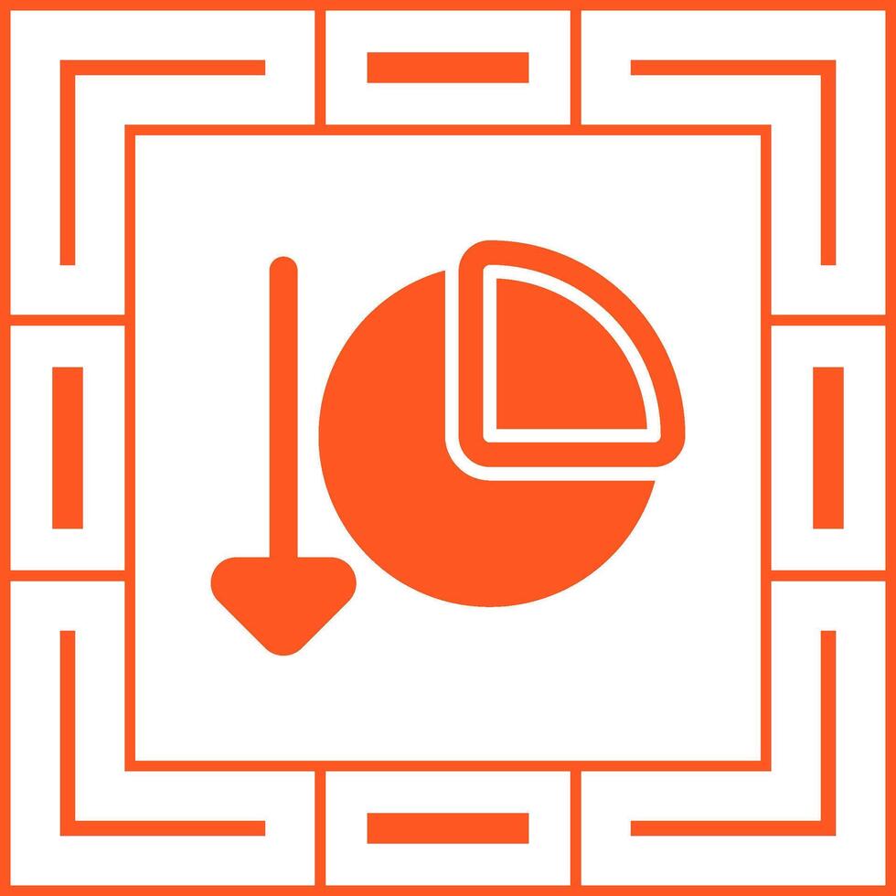 Chart Decreasing Vector Icon