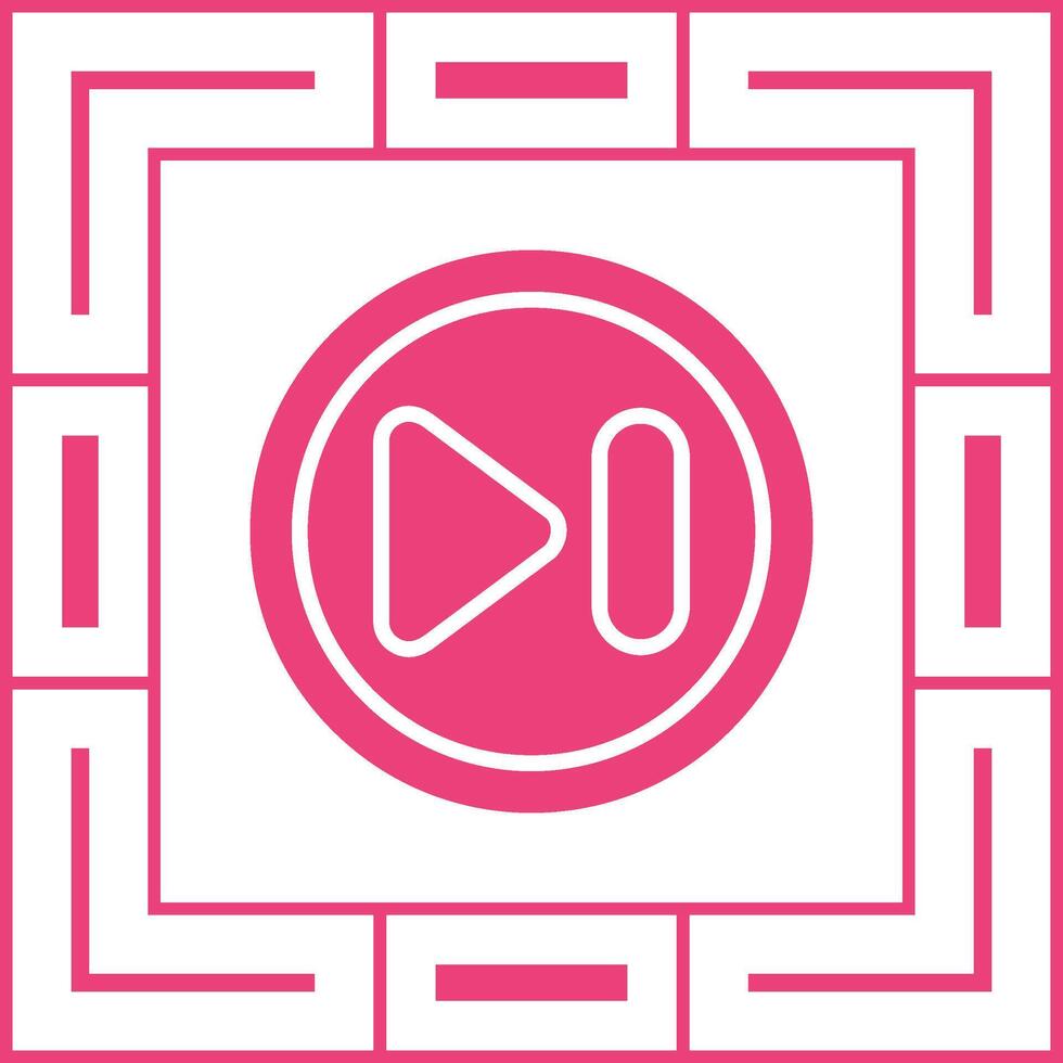 Next Track Button Vector Icon