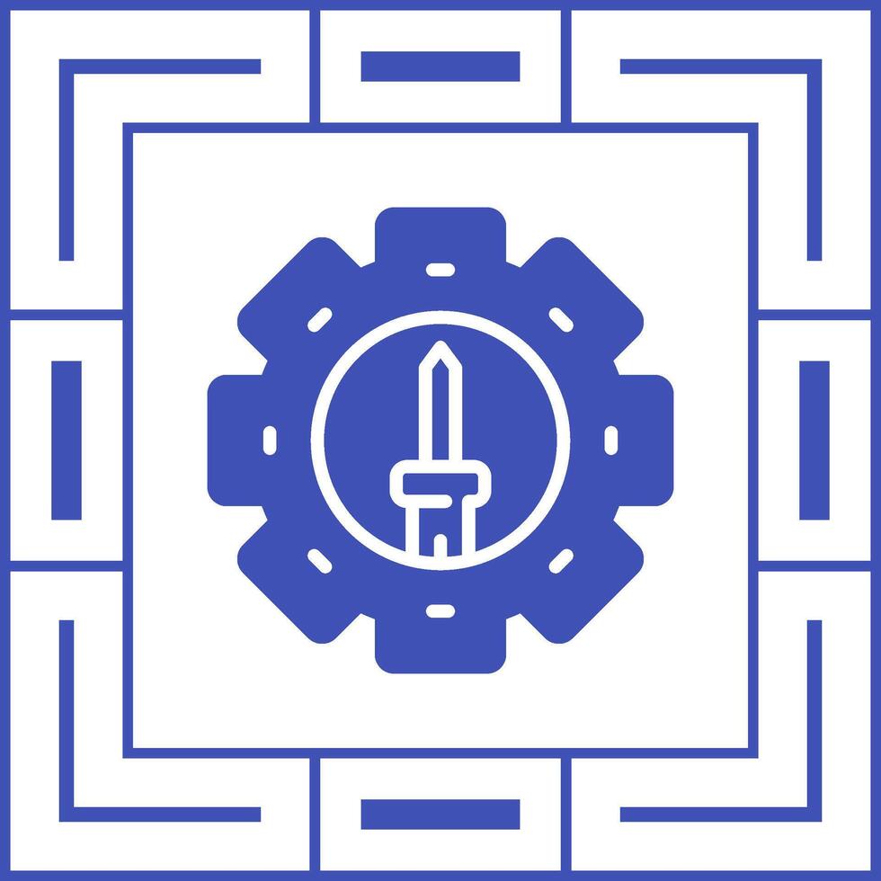 icono de vector de engranaje