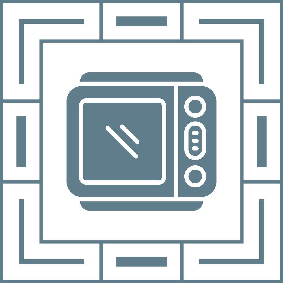 Microwave Vector Icon