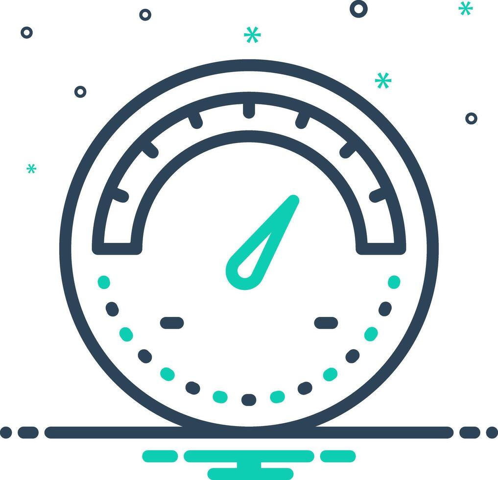 Vector mix icon for indicate